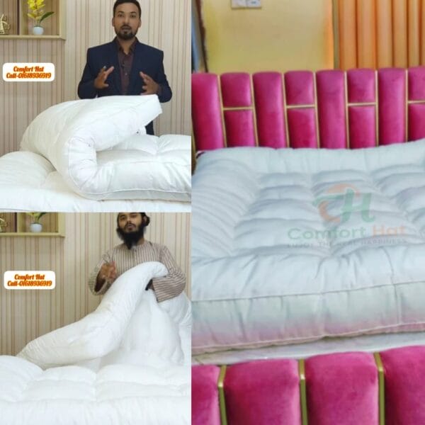 ({5/7 ফুট} ৫ইঞ্চি) PREMIUM SOFT EUROPEAN BED TOPPER – Elite Comfort