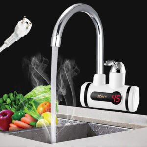 Alternative view of Instant Electric Hot Water Tap for Basin – ৫ সেকেন্ডে গরম পানি (Sink Mounted) – 3000W Fast Heating